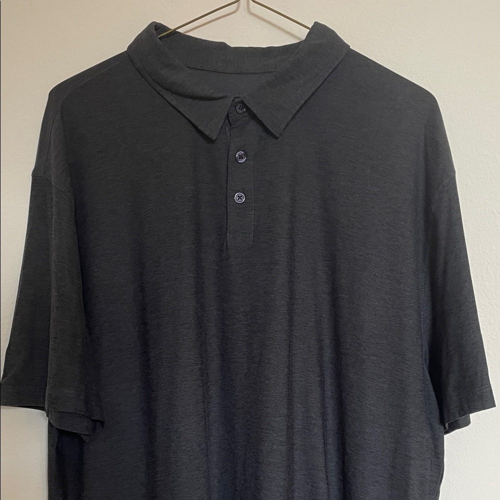 Vuori Men’s Charcoal Strato Polo Shirt